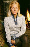Unmatched elegance and beauty of traditional Norwegian knitwear is present in all Dale of Norway sweaters.